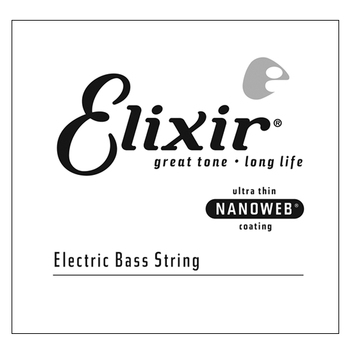 Elixir #15405 Bass Guitar Nanoweb Coating 0.105 L Single String