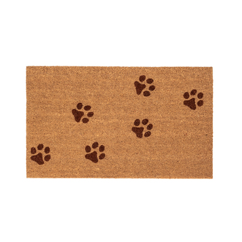 Door Mat 45x75cm Rectangle Home/Room Decor - Dog Paw