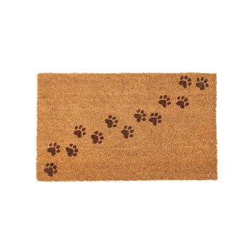 Door Mat 45x75cm Rectangle Home/Room Decor - Cat Paw