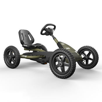 Berg Jeep Junior Kids/Children's Pedal Go Kart Green 3-8y