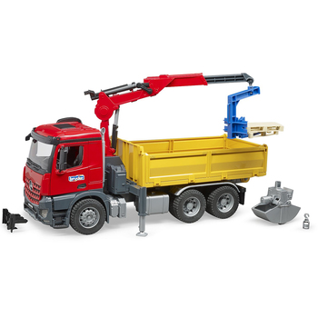 Bruder 1:16 MB Arocs 54.5cm Construction Truck w/ Crane/Accessories