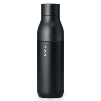 LARQ PureVis UV-C LED 740ml Insulated Water Bottle - Obsidian Black