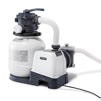 Intex SX2100 Pump & Sand Filter For Above Ground Swimming Pool White