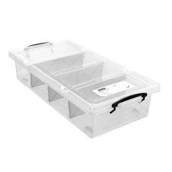 Boxsweden 76x38cm/35L 4 Section Compartment Storer