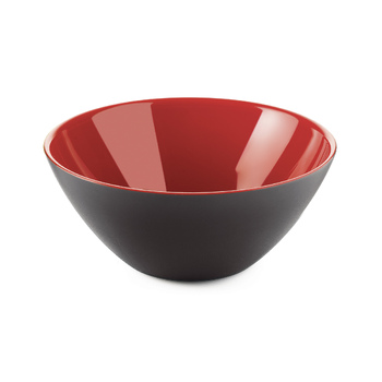 Guzzini My Fusion 20cm Plastic Bowl Food Container - Black/Red