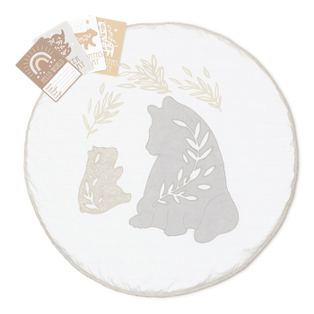 Lolli Living Play Mat With Milestone Cards Bosco Bear