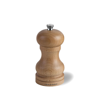 Cole & Mason Capstan Beechwood Pepper Mill Grinder - Brown