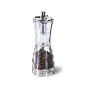 Cole & Mason Cowes 14cm Salt & Pepper Combi Mill - Clear