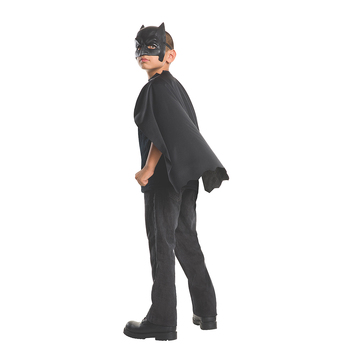 DC Comics Batman Cape And Mask Set Kids/Children Costumes - Black