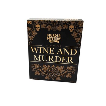 Murder Mystery Party Game Wine and Murder Interactive Toy 18+