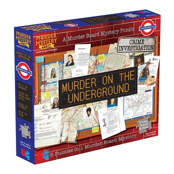 1000pc Murder Mystery Case Puzzle Murder on the Underground Toy 15+