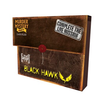 Murder Mystery Party Case Files Mission Black Hawk Toy 14+