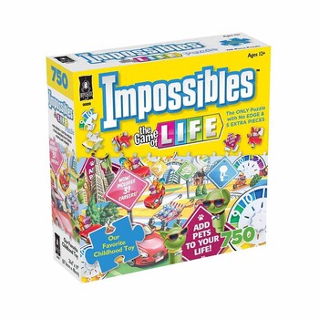 750pc Impossibles Hasbro The Game of Life Puzzle Toy 12+