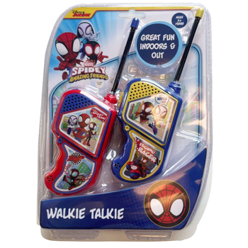 2pc Spidey & Friends Walkie Talkie Radio Kids Handheld Toy Assorted 5y+