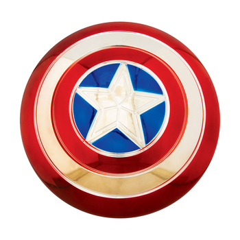 Marvel Avengers Captain America Electroplated Metallic 12" Shield