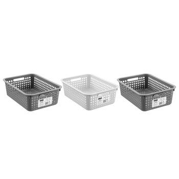 3PK Boxsweden Cubo 45x14.5cm Storage Basket Medium Rectangle - Assorted