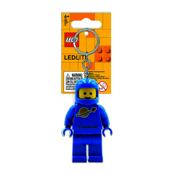 Lego Spaceman Guy Key Light Minifigure Keychain