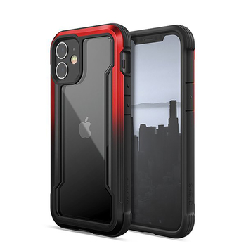 X-Doria Raptic Shield Case/Cover For Apple iPhone12 Mini - Black/Red