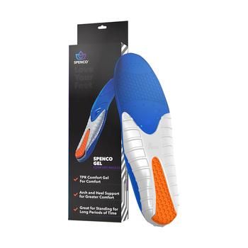 Spenco Size 3 Gel Comfort Insole Cushion Support M 8-9.5/W 9-10.5