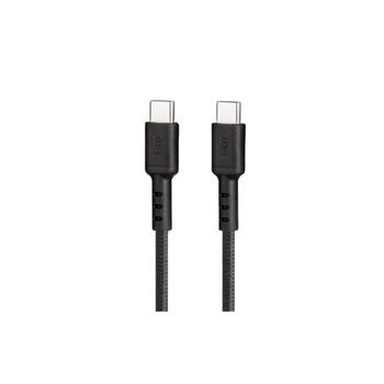 3sixT Tough 5A USB-C to USB-C 1.2m Male Cable - Black