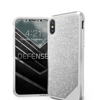 X-Doria Defense Lux Case For iPhone XS Max - White Glitter