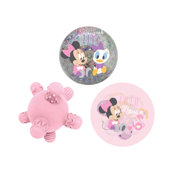 3pc Minnie Mouse Mini Sensory Ball Kids Soft Play Toys