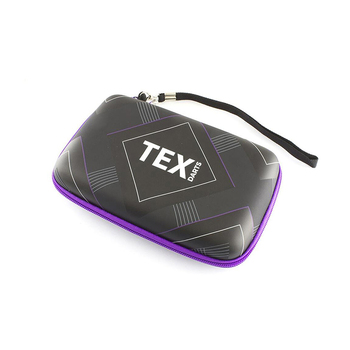 TEX Pro Dart Portable Travel Storage Case Black Purple