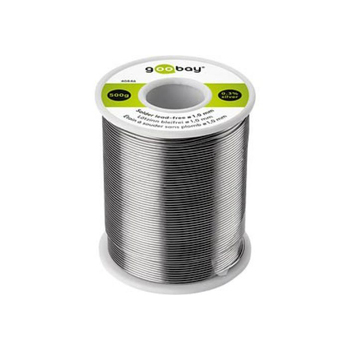 Goobay 1mm Professional Solder Lead-Free 500g Silver/Copper Electrical