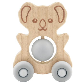 Playground 11cm Push A Long Koala Wooden Toy Baby/Infant 6m+