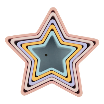 Playground Silicone Nesting Stars Baby/Infant Toy 6m+