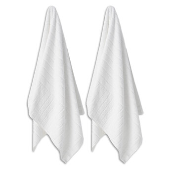 2PK ESPRIT Isle 600 GSM Soft Bathroom Hand Drying Towel White