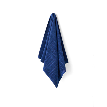 ESPRIT Isle Cotton Textured 600 GSM Soft Bath Towel Cobalt