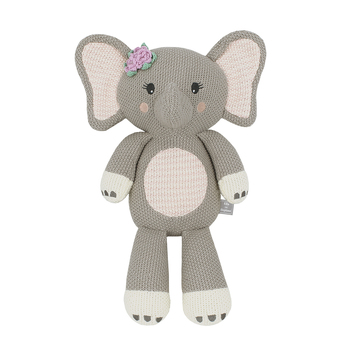 Living Textiles Baby/Newborn Knitted Toy Ella the Elephant