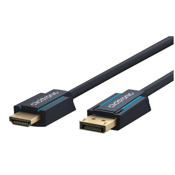 Clicktronic 5m Male Active DisplayPort to HDMI Cable - Black