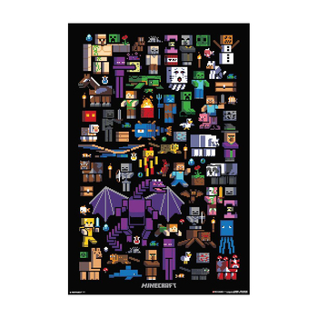 Impact Merch Minecraft Mobbery Regular Sized Poster 92x61cm