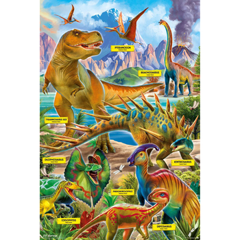 Impact Merch P.D. Moreno Dinosaurs Regular Sized Poster 92x61cm