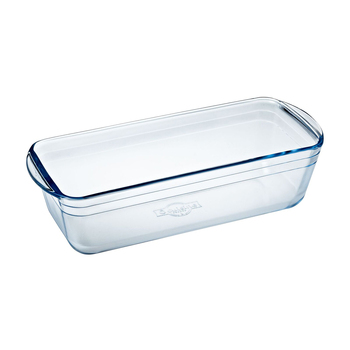 Cuisine 28x10cm Glass Loaf Dish Baking/Cooking Mould - Clear