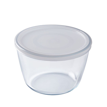 O Cuisine Round 1.6L/16cm Glass Storage Dish - Clear