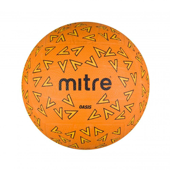 Mitre Oasis F18P Netball Orange/Yellow/Black Size 4