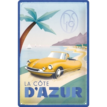 Nostalgic Art Medium Sign 20x30cm Metal La Cote D'Azur