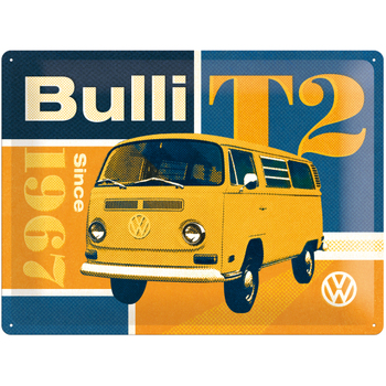 Nostalgic Art VW T2 Bulli 30x40cm Large Metal Tin Sign