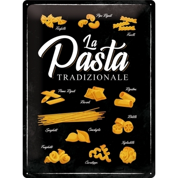 Nostalgic Art Pasta Tradizionale 30x40cm Large Metal Tin Sign