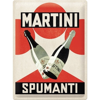 Nostalgic Art Martini Spumanti 30x40cm Large Metal Tin Sign