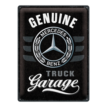 Nostalgic Art 30x40cm Large Metal Sign Daimler Truck Garage