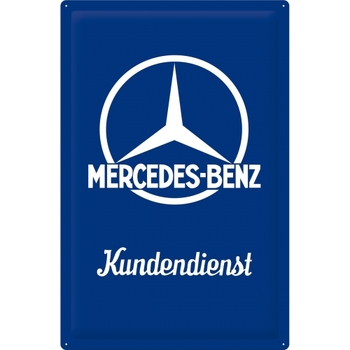 Nostalgic Art Mercedes-Benz Customer Service 40x60cm Metal XL Sign