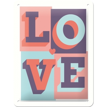 Nostalgic Art 15x20cm Small Wall Hanging Metal Sign LOVE