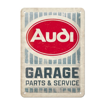 Nostalgic-Art 15x20cm Small Metal Sign Audi Garage