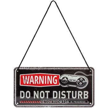 Nostalgic Art Metal 10x20cm Hanging Sign Gaming Do Not Disturb