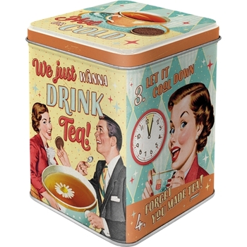 Nostalgic Art 7.5x9.5cm Tea Storage Tin Tea & Cookies Together Container