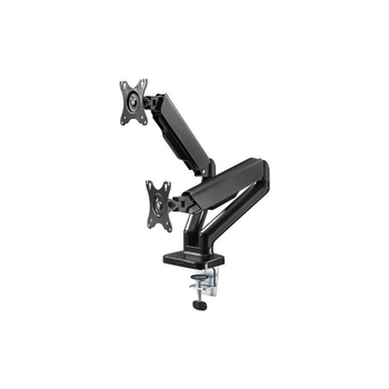 Goobay 43-81cm Dual Monitor Mount w/ Gas Spring - Black